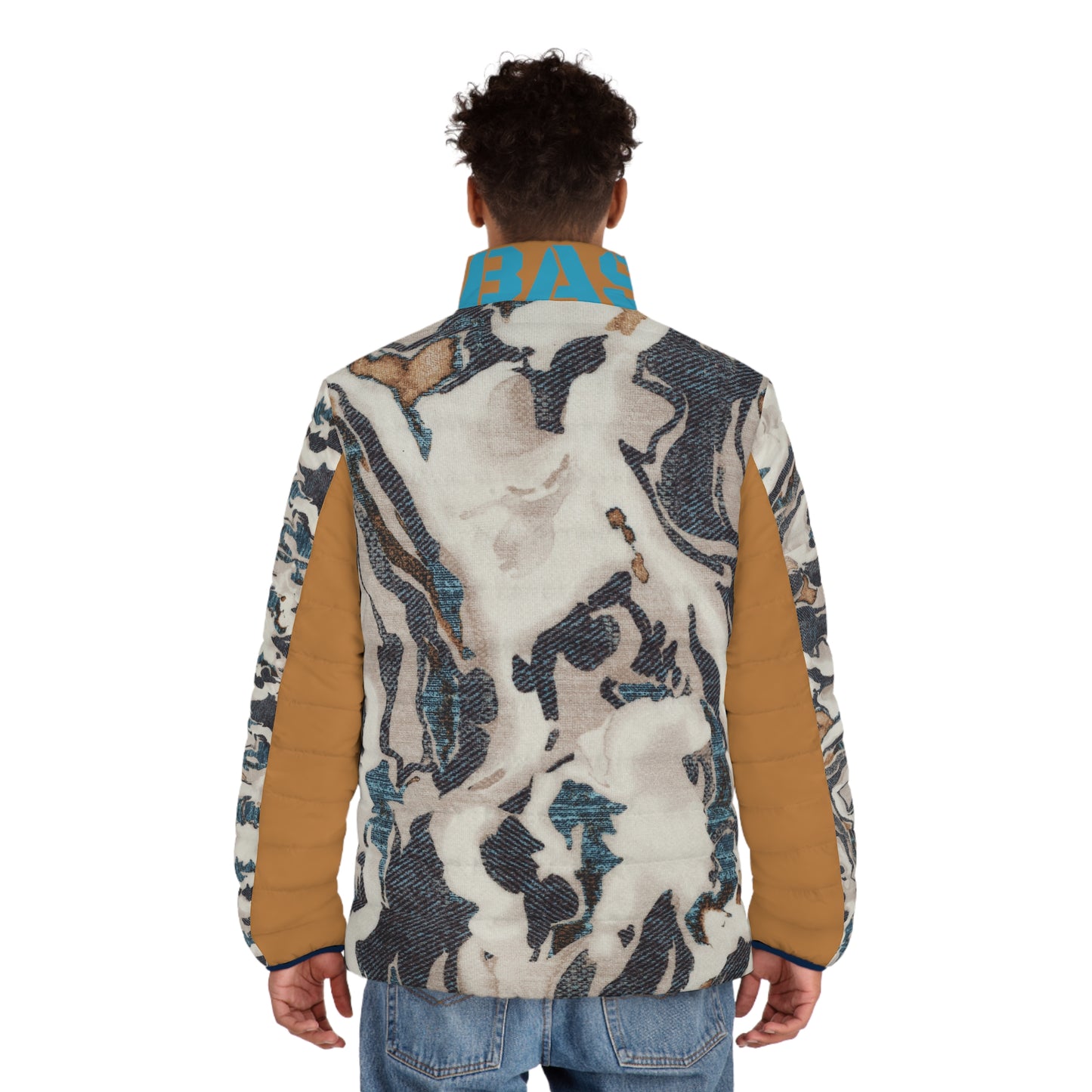 Abstract Puffer Jacket