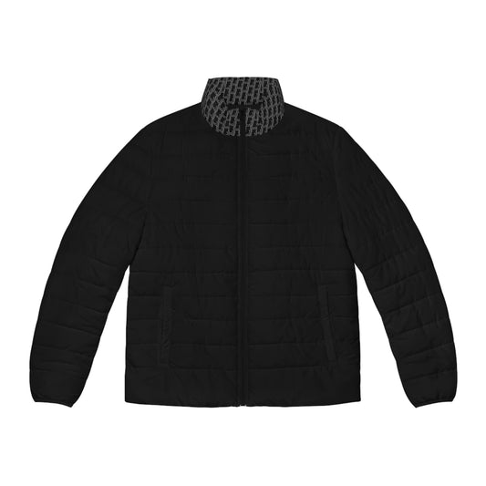 Abstract Logo Puffer Jacket