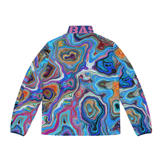 Abstract Puffer Jacket