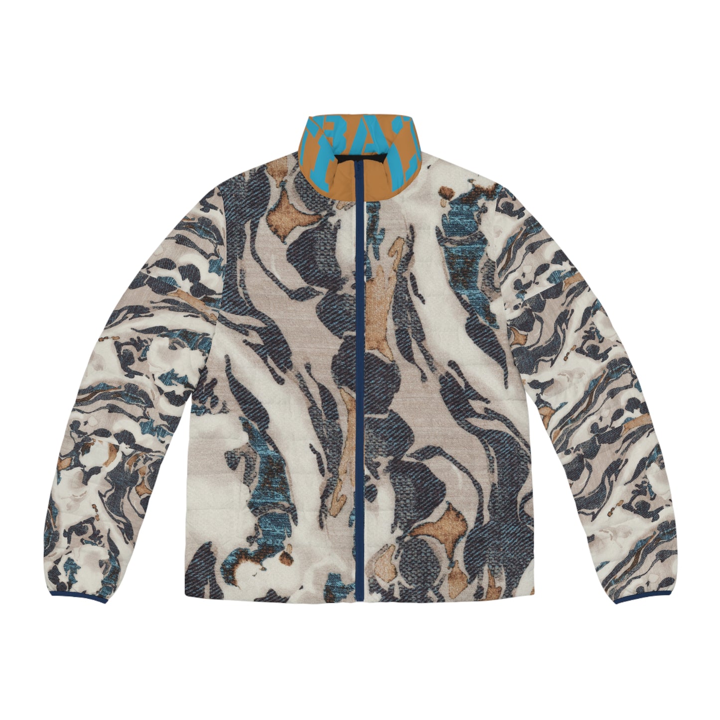 Abstract Puffer Jacket