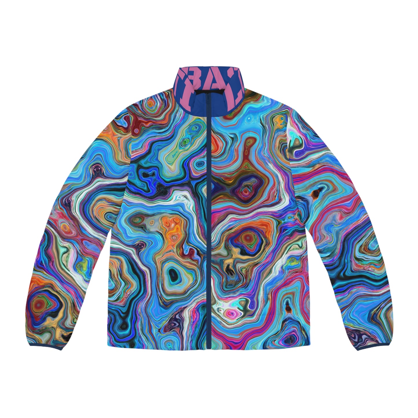 Abstract Puffer Jacket